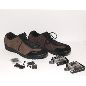Shimano SPD SH-M21 Biking Shoes Pedals Clips Size 46 Suede